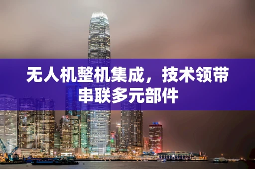无人机整机集成，技术领带串联多元部件