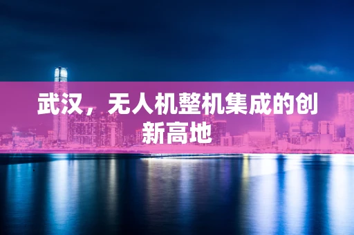武汉，无人机整机集成的创新高地