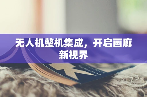 无人机整机集成，开启画廊新视界