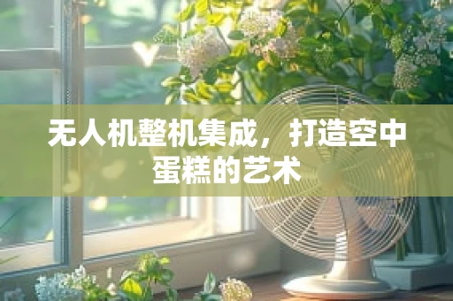 无人机整机集成，打造空中蛋糕的艺术