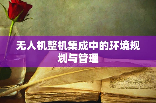 无人机整机集成中的环境规划与管理