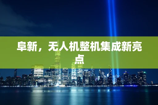 阜新，无人机整机集成新亮点