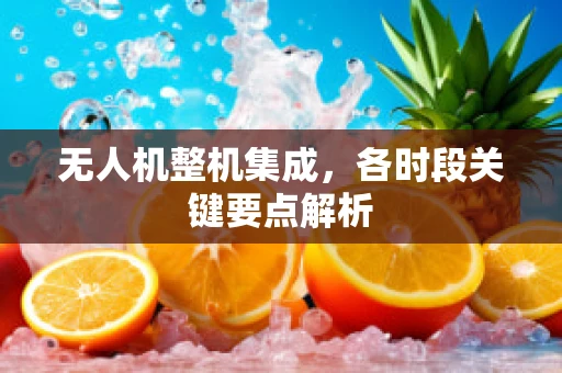无人机整机集成，各时段关键要点解析