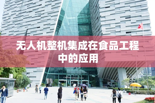 无人机整机集成在食品工程中的应用