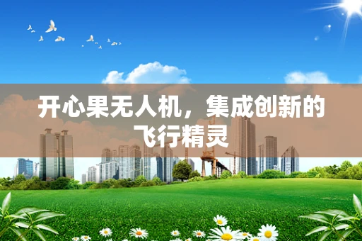 开心果无人机，集成创新的飞行精灵