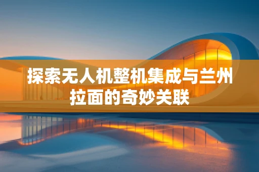 探索无人机整机集成与兰州拉面的奇妙关联
