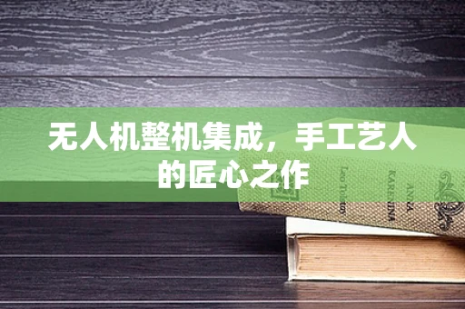 无人机整机集成，手工艺人的匠心之作