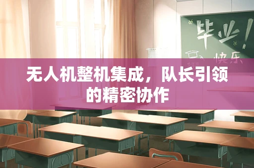 无人机整机集成，队长引领的精密协作