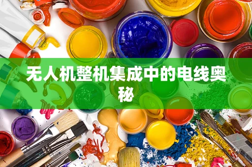 无人机整机集成中的电线奥秘
