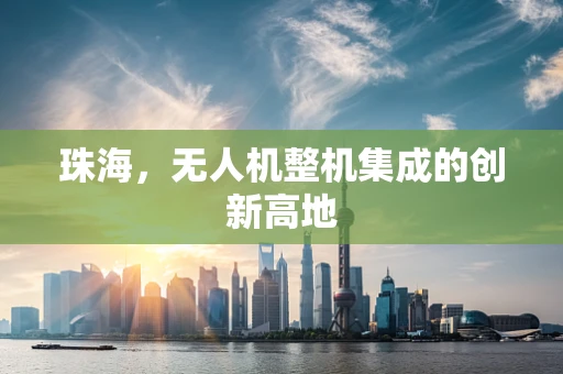 珠海，无人机整机集成的创新高地