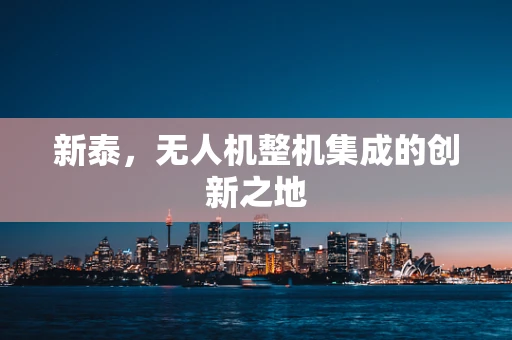 新泰，无人机整机集成的创新之地