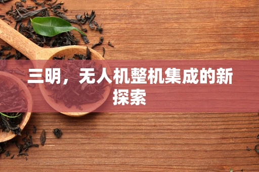 三明，无人机整机集成的新探索