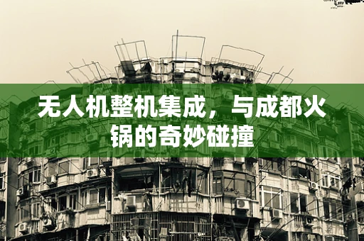 无人机整机集成，与成都火锅的奇妙碰撞