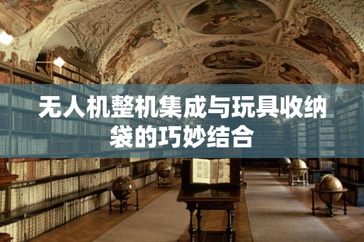 无人机整机集成与玩具收纳袋的巧妙结合