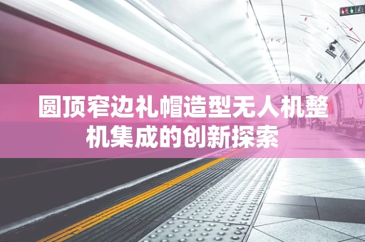圆顶窄边礼帽造型无人机整机集成的创新探索