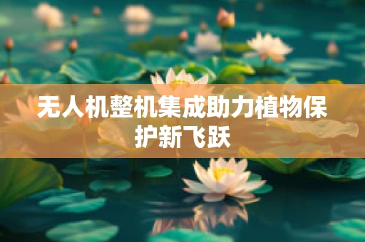 无人机整机集成助力植物保护新飞跃