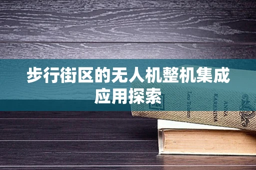 步行街区的无人机整机集成应用探索