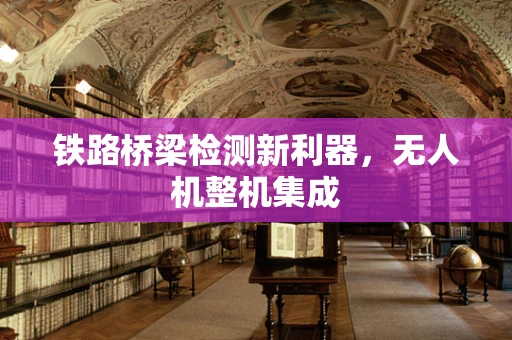 铁路桥梁检测新利器，无人机整机集成