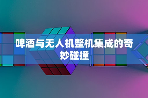 啤酒与无人机整机集成的奇妙碰撞