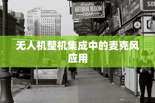 无人机整机集成中的麦克风应用