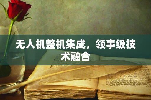 无人机整机集成，领事级技术融合