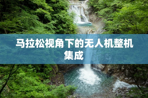 马拉松视角下的无人机整机集成
