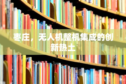 枣庄，无人机整机集成的创新热土
