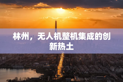 林州，无人机整机集成的创新热土