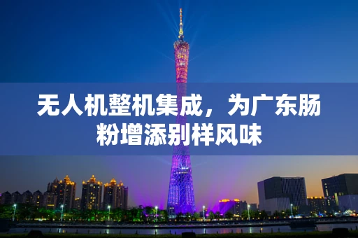 无人机整机集成，为广东肠粉增添别样风味